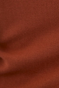 Close up of the Joan Skirt in Rust. 
