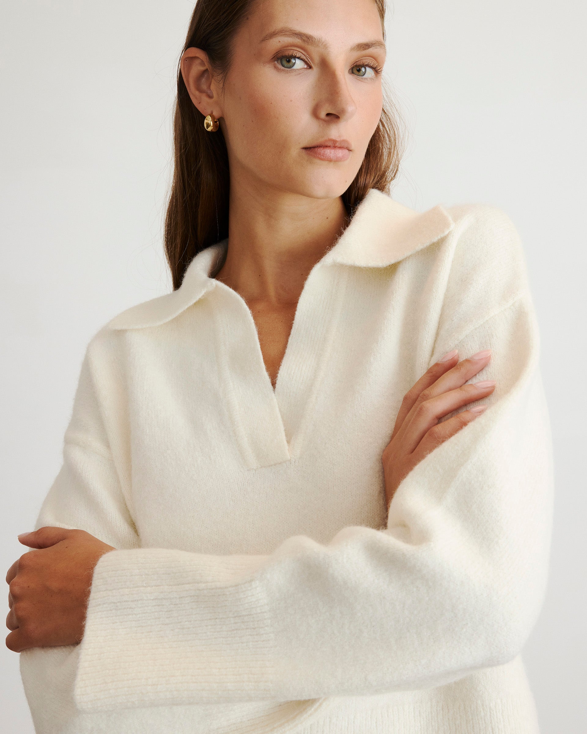 Dawson Sweater in Cream