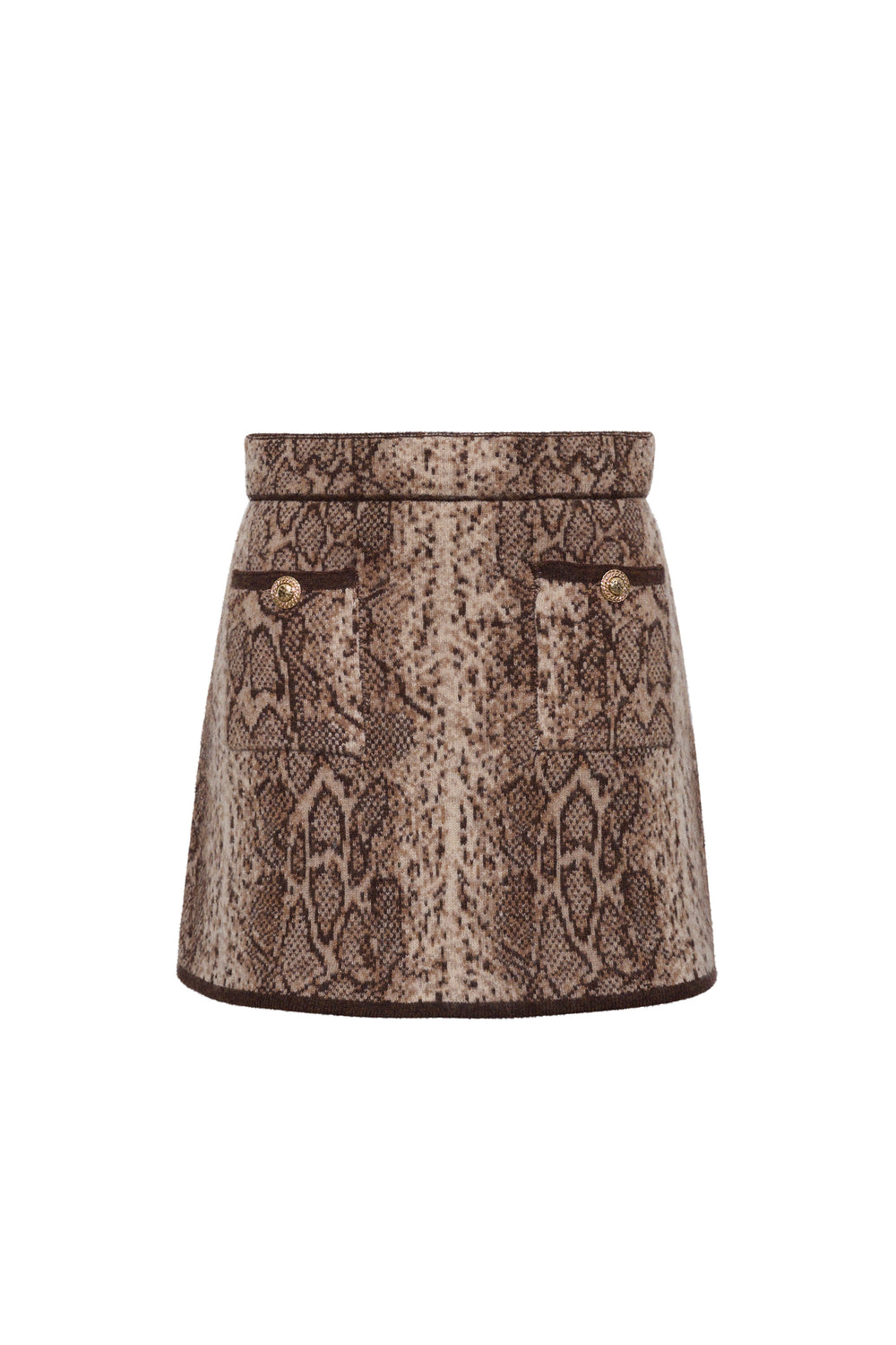 Dayton Skirt in Oatmeal Snake
