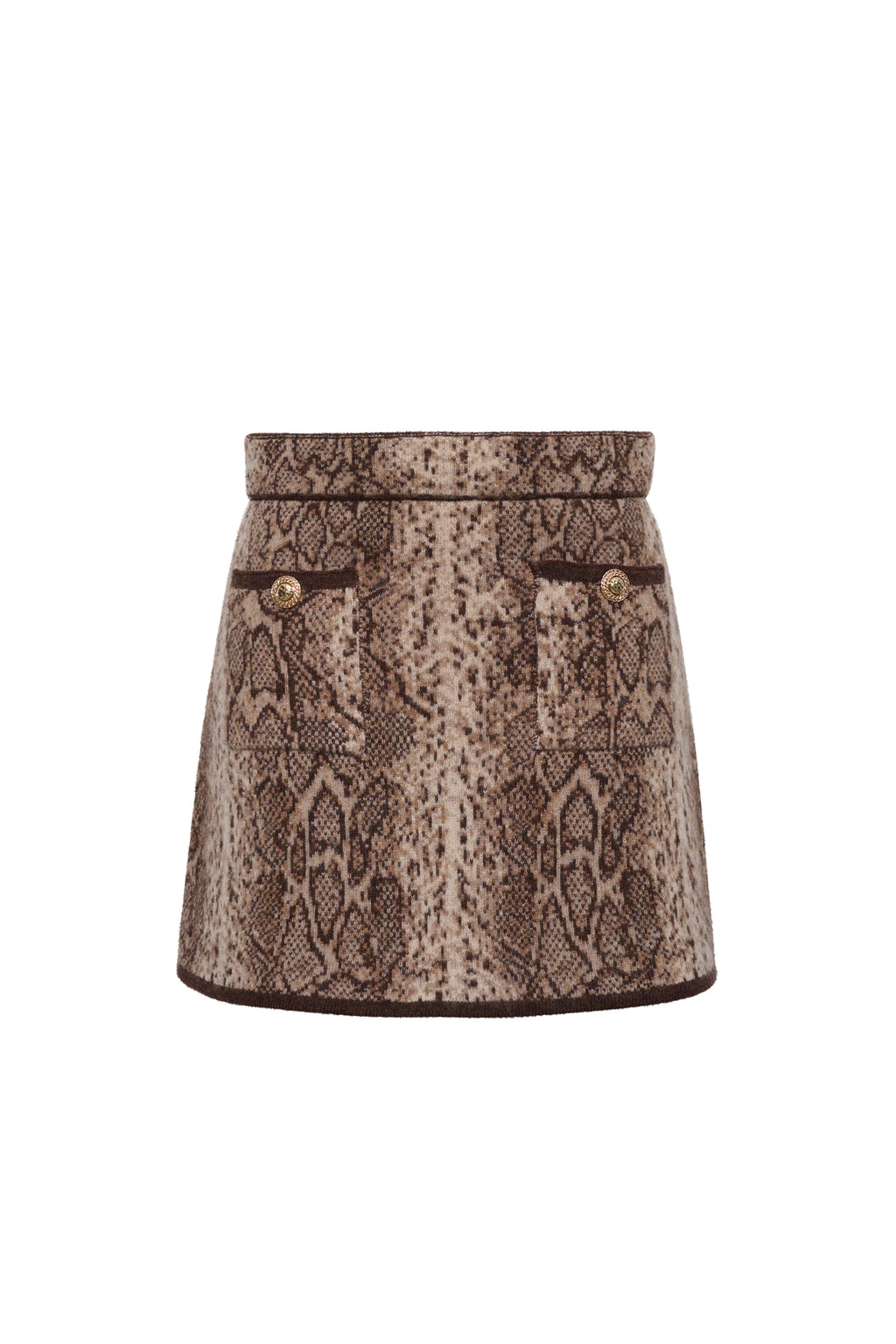 Dayton Skirt in Oatmeal Snake