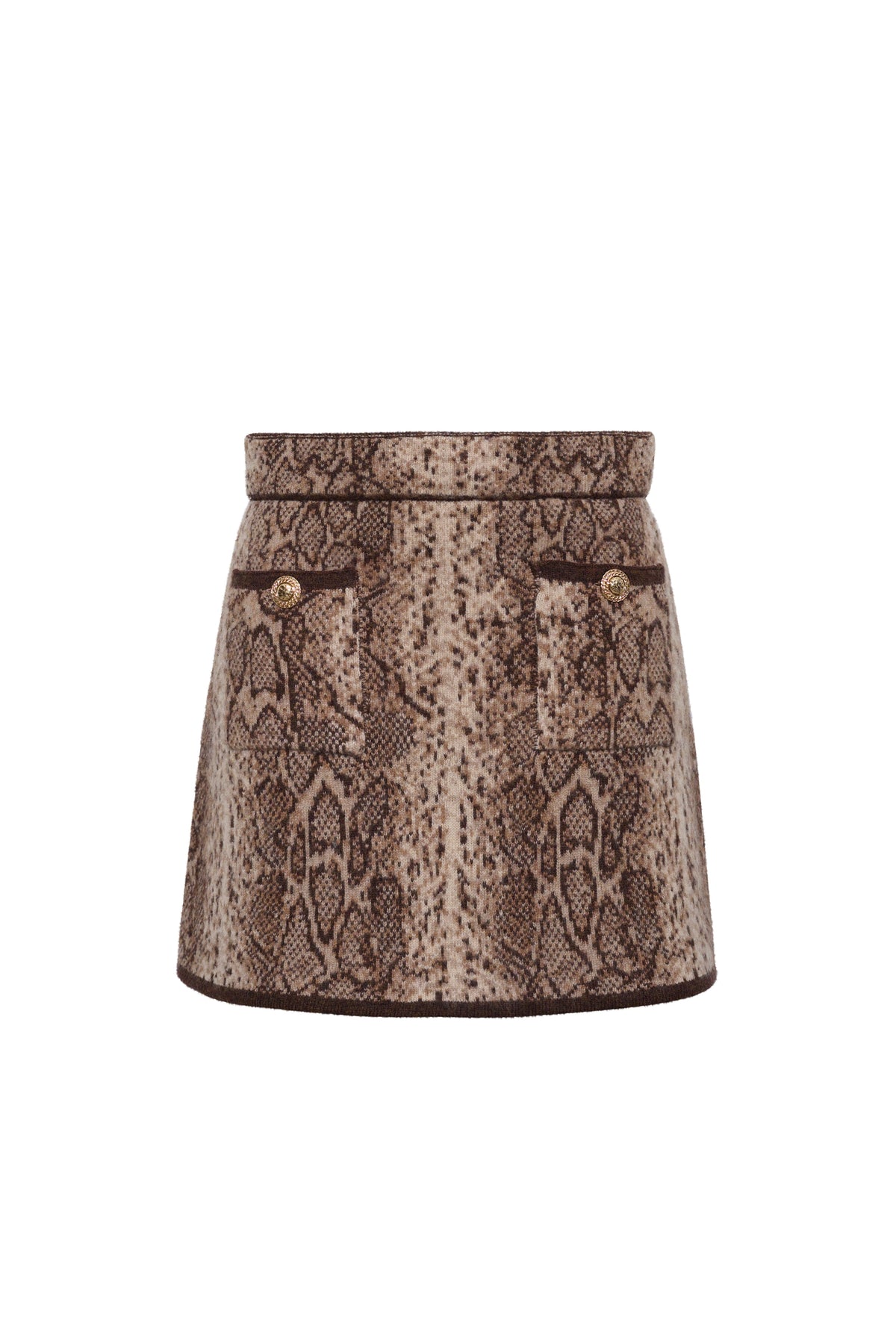 Dayton Skirt in Oatmeal Snake