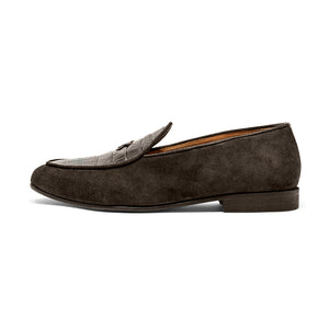 Men's Chocolate Croc Milano Loafer