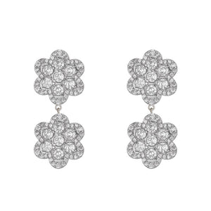 Delphine Pave Double in White Gold