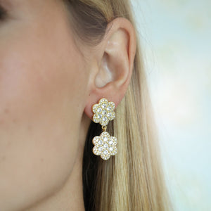 Delphine Pave Double in Yellow Gold