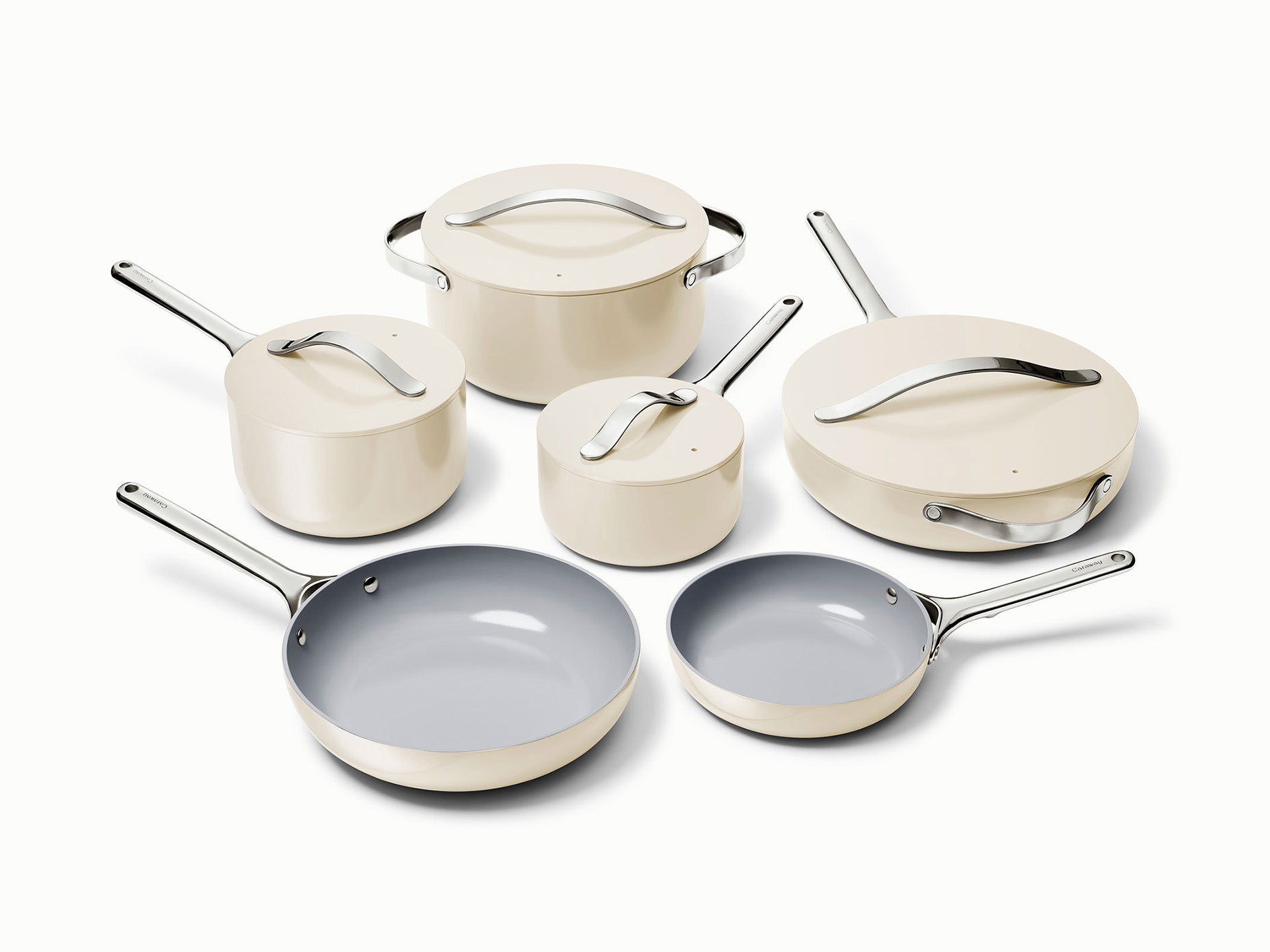 Deluxe Cookware Set | Cookware Set & Mini Cookware Set, Cream