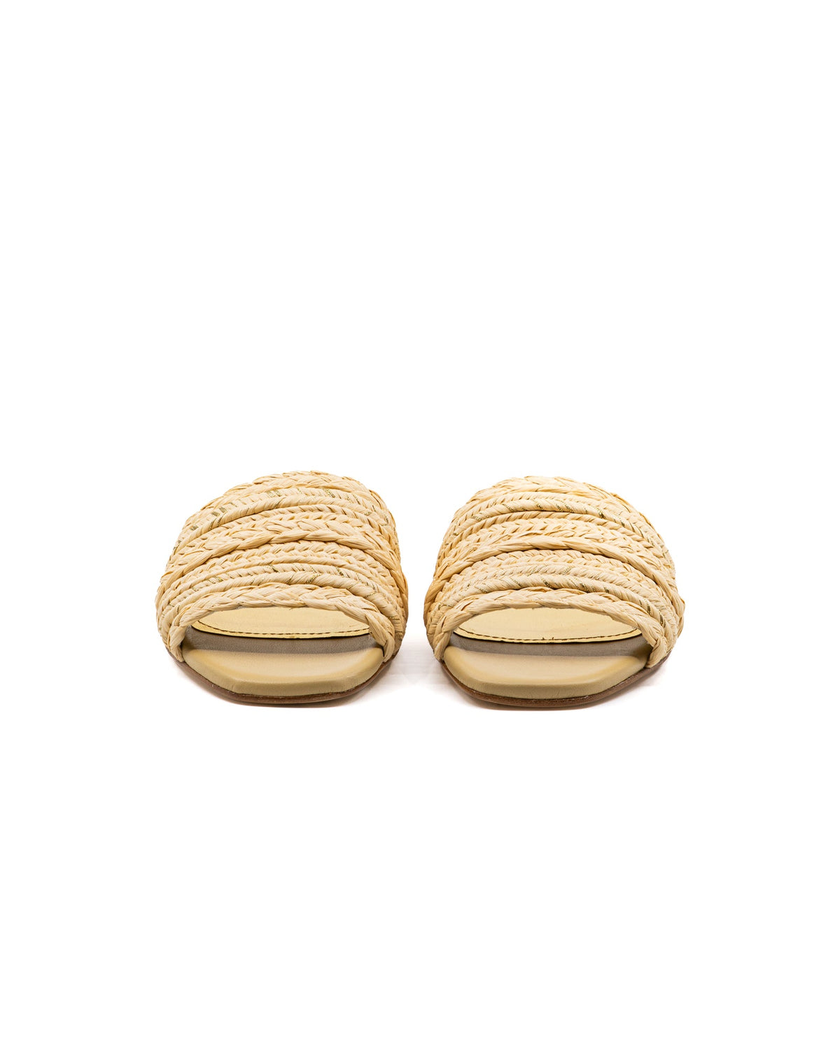 Denise Natural Raffia Slide