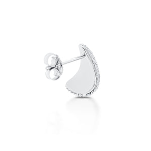 Diamond-Earring-Cup-White-Gold-Back, 14k white gold
