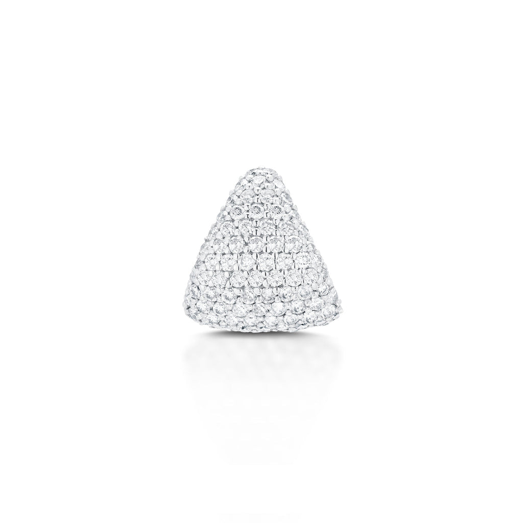 Diamond-Earring-Cup-White-Gold-Front, 14k white gold