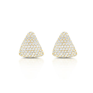 Diamond-Earring-Cup-Yellow-Gold-A, 14k yellow gold