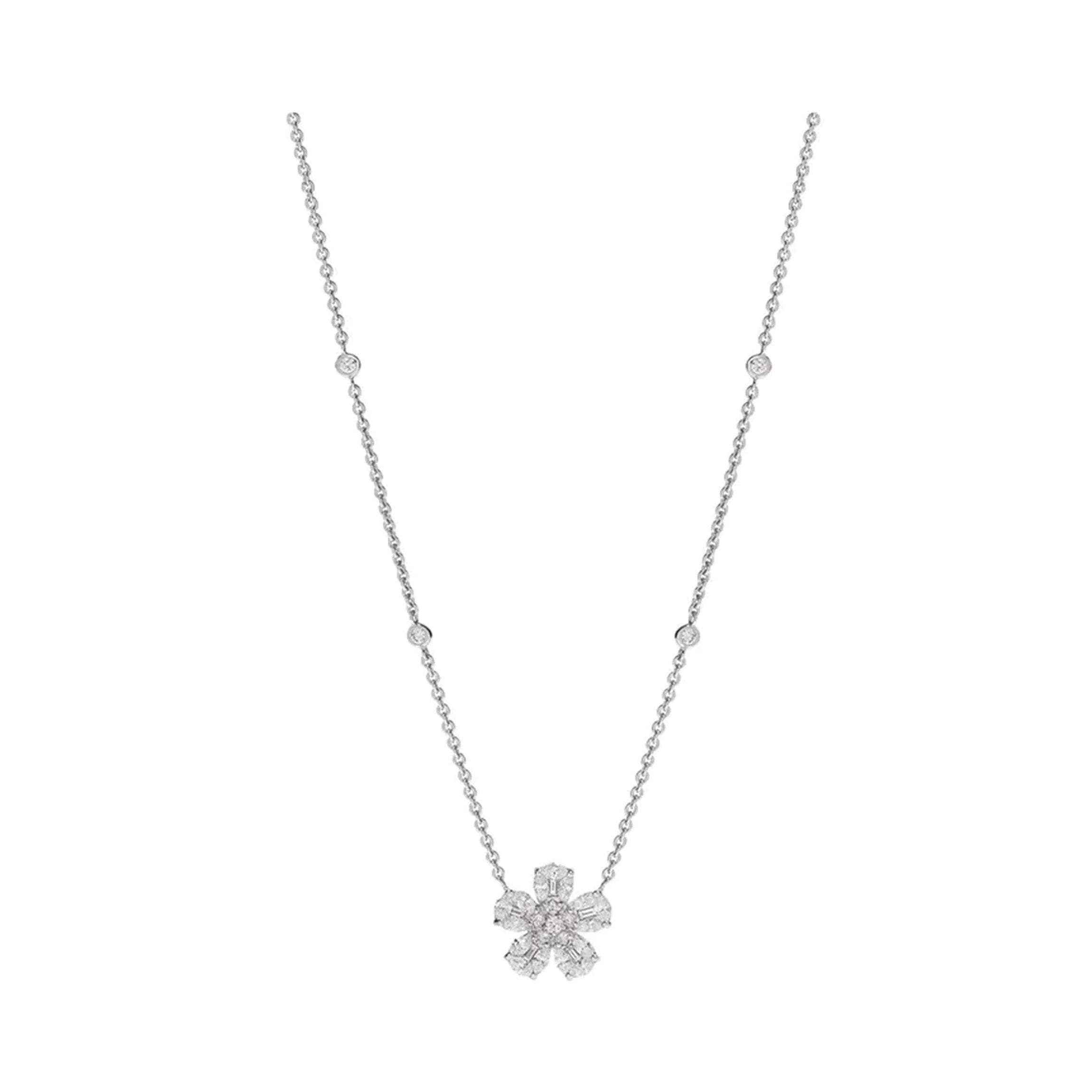 Diamond Daydream Petal Pendant