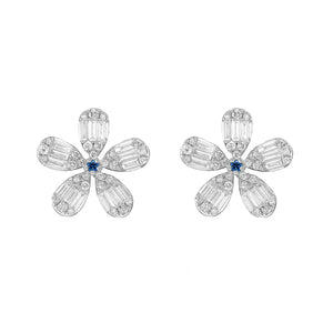 Diamond Daydream Petal Studs