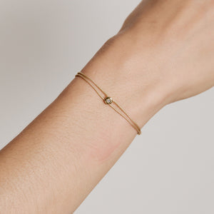 Cream Parachute Nesting Gem Bracelet