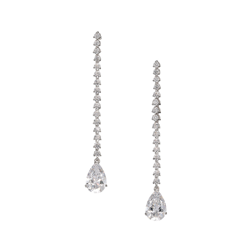 Diamond Teardrop Earrings