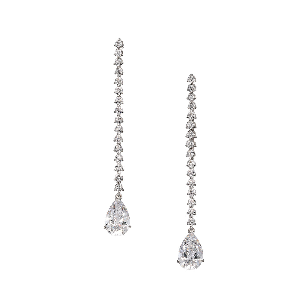 Diamond Teardrop Earrings