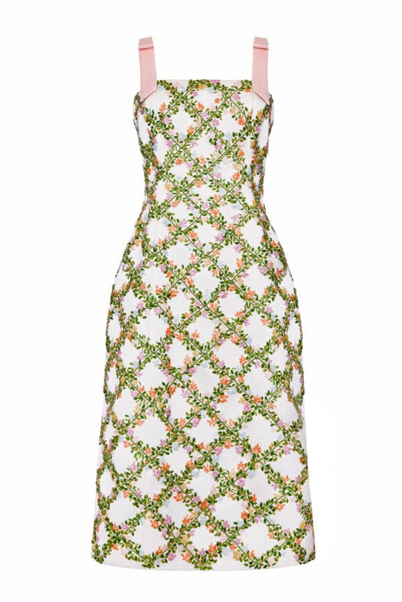 The Diane Dress in Off-White
