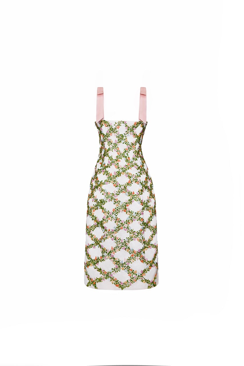 The Diane Dress in Off-White