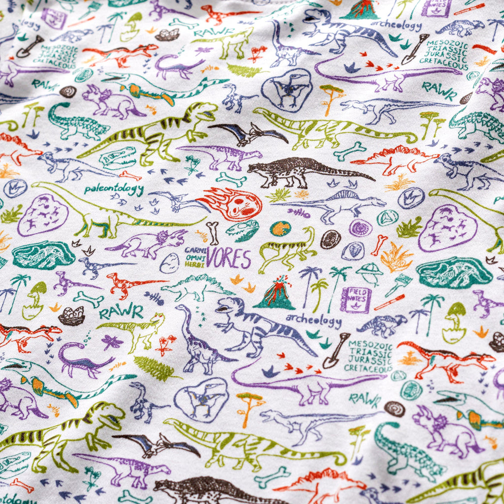 Dino Zip Baby Onesie