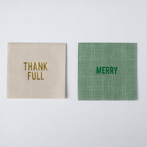 Thank Full Disposable Napkins, Set of 20