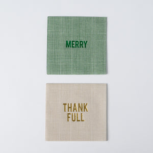 Merry Disposable Napkins, Set of 20