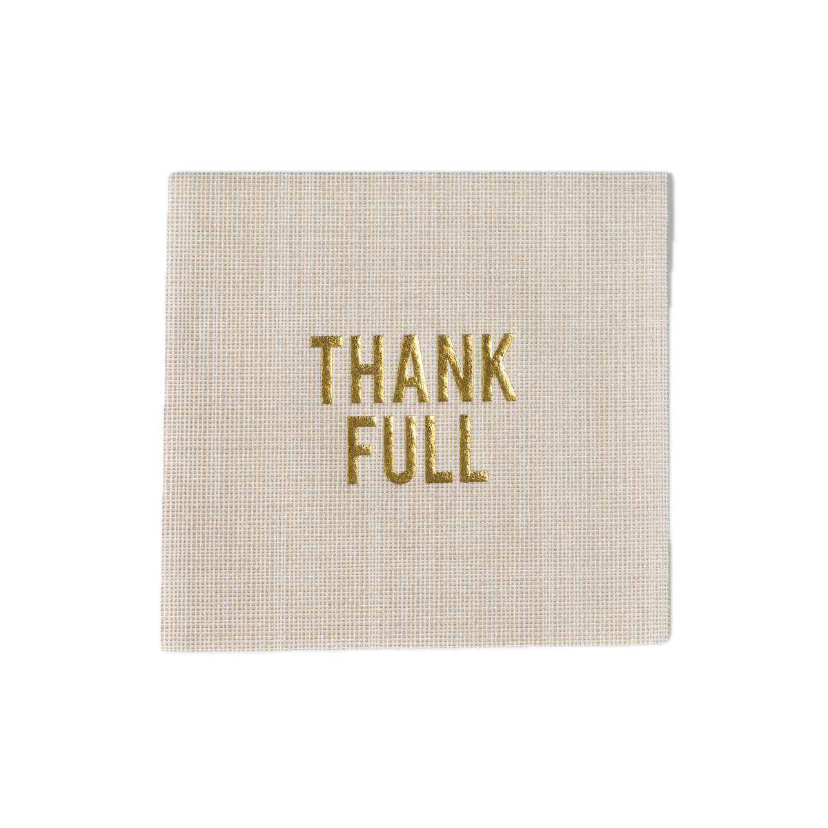 Thank Full Disposable Napkins, Set of 16