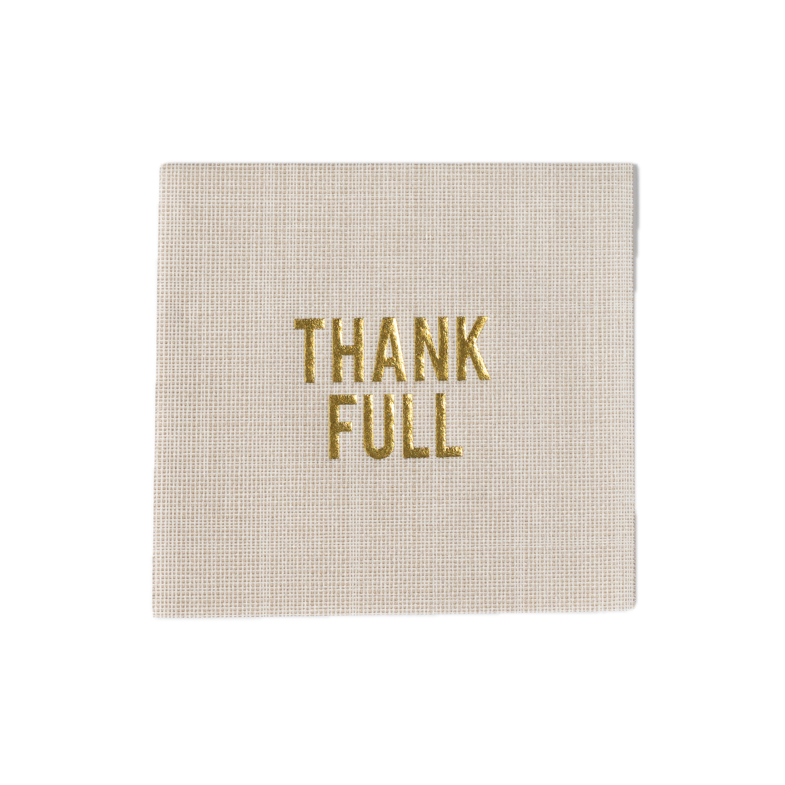 Thank Full Disposable Napkins, Set of 20