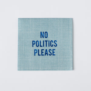"No Politics Please" Disposable Napkins, Set of 20