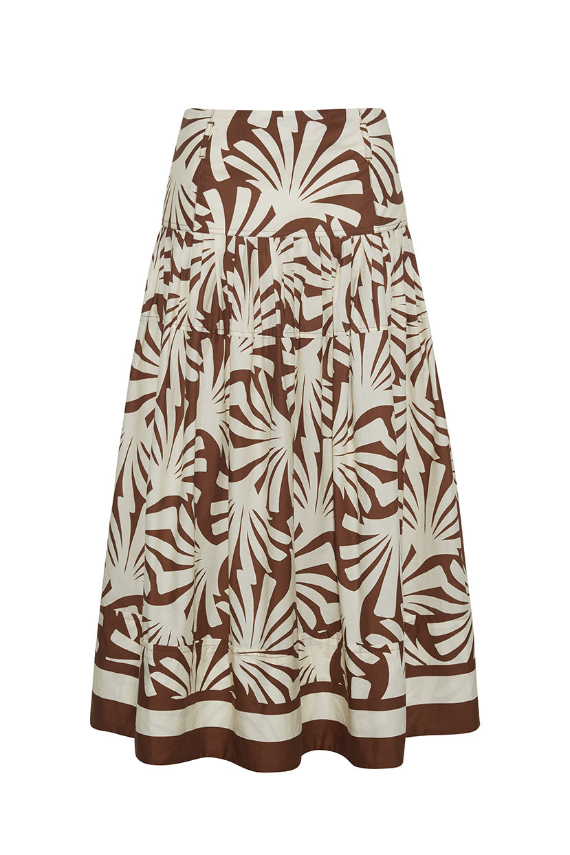 Diya Skirt in Catalina Khaki