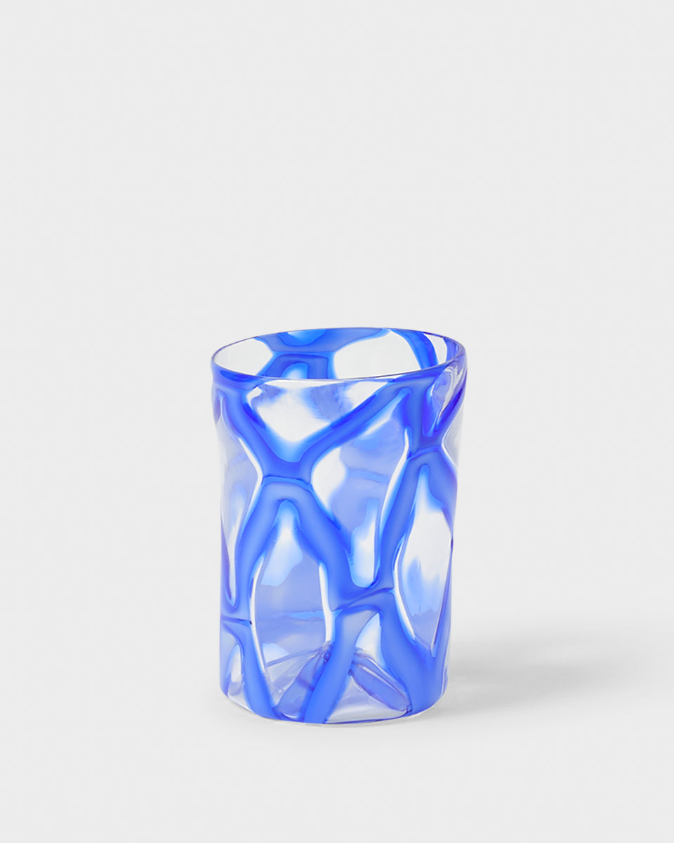 Blue Water Glass