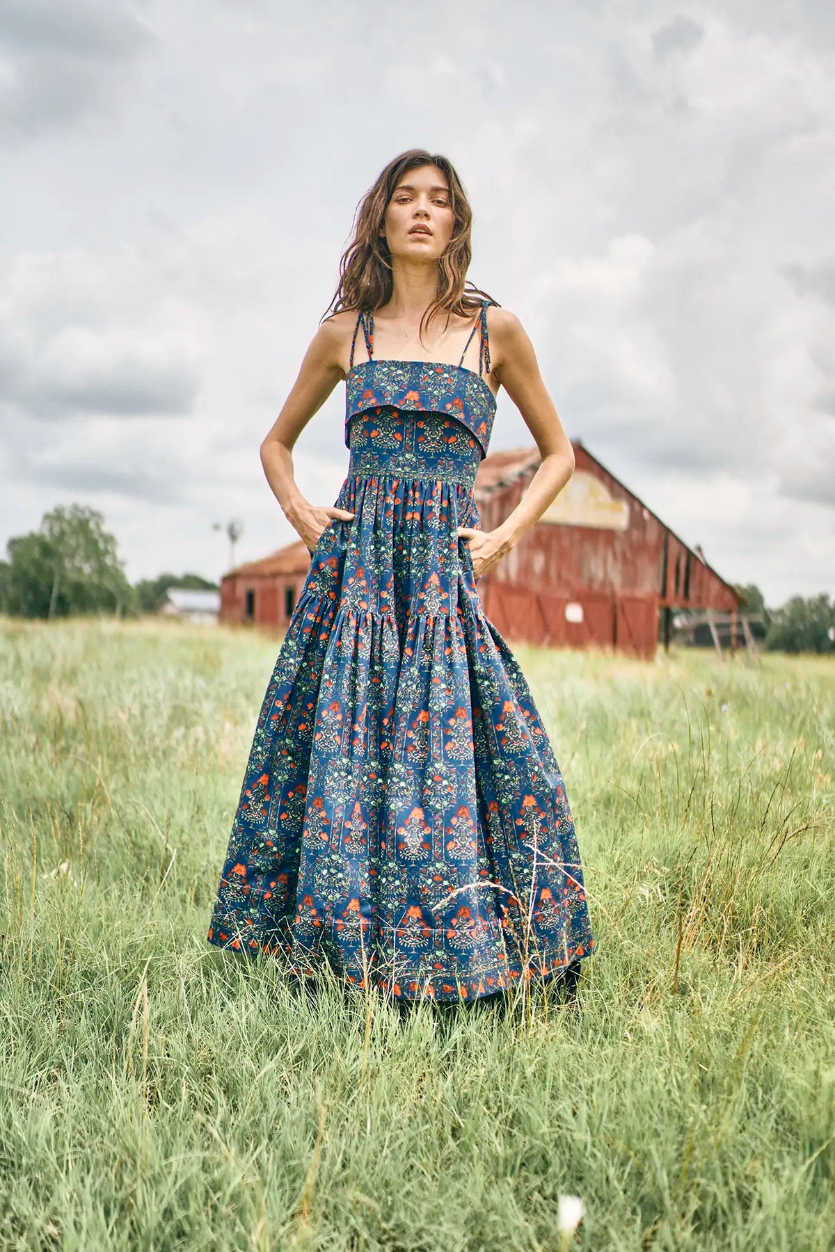 Dolly Dress in Midnight Garden