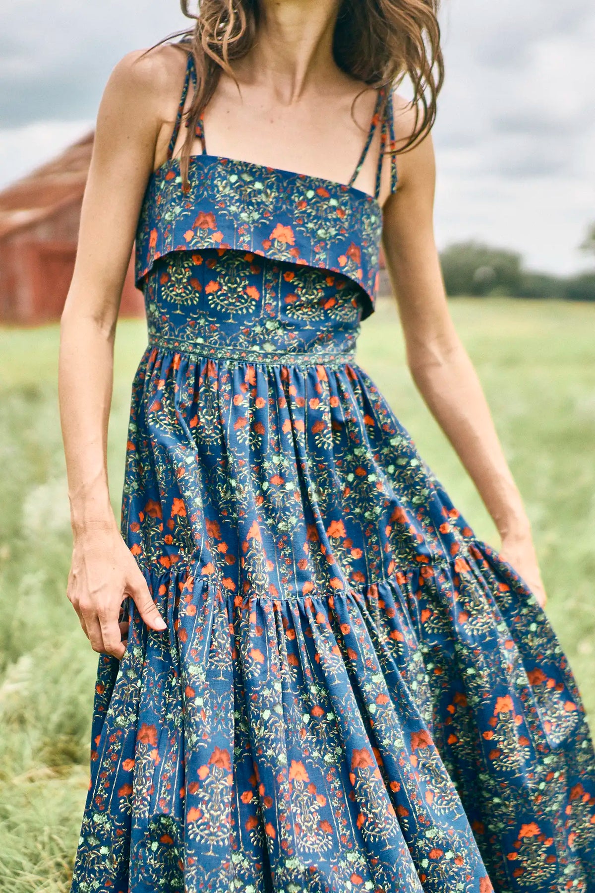 Dolly Dress in Midnight Garden