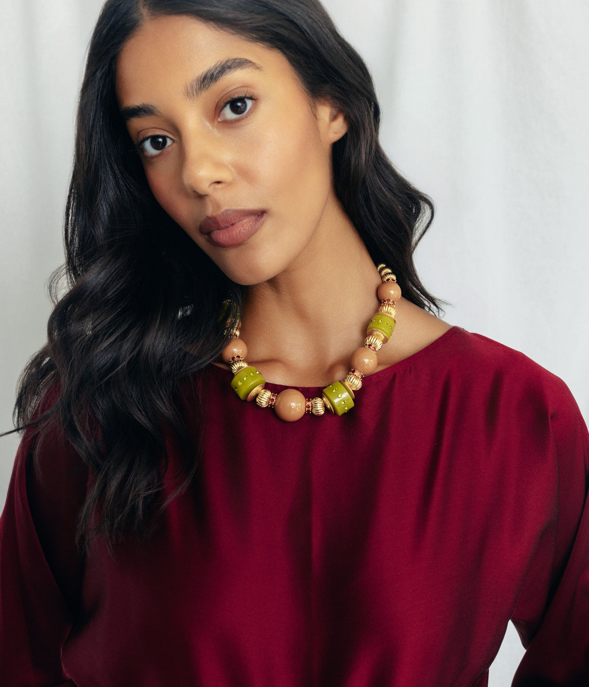 Dominque Beaded Necklace - Loren Hope