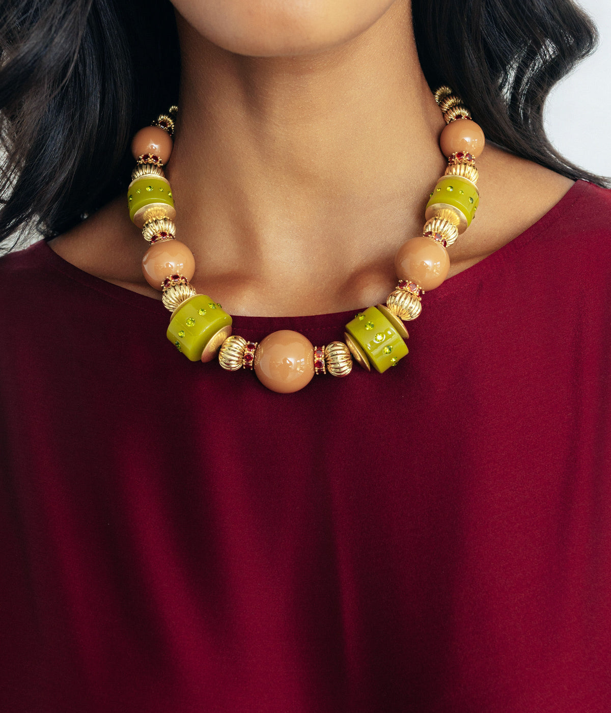 Dominque Beaded Necklace - Loren Hope
