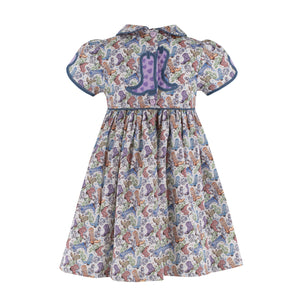 Sarita Girl Dress in Boots Print