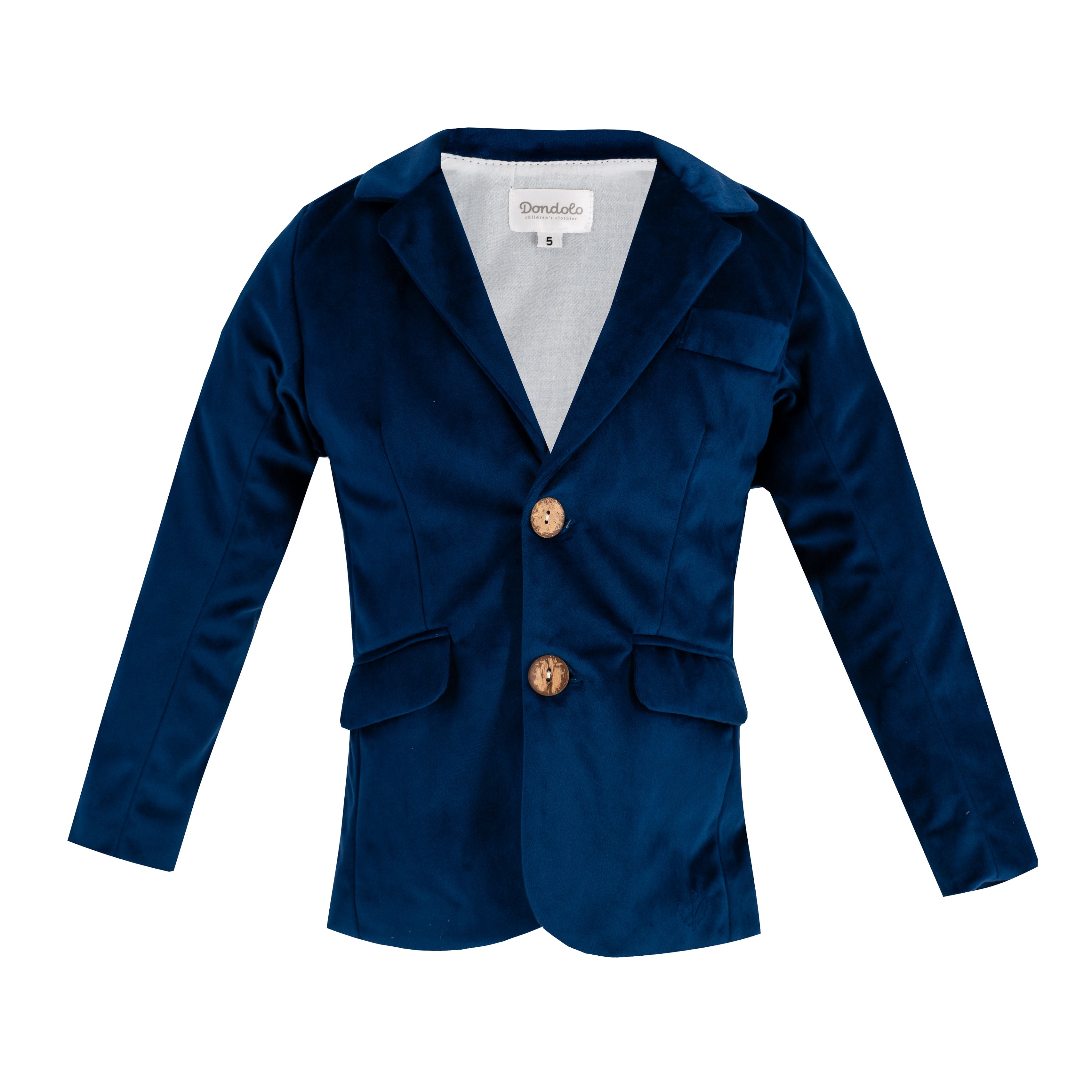 Hayden Boy Blazer in Navy Velvet