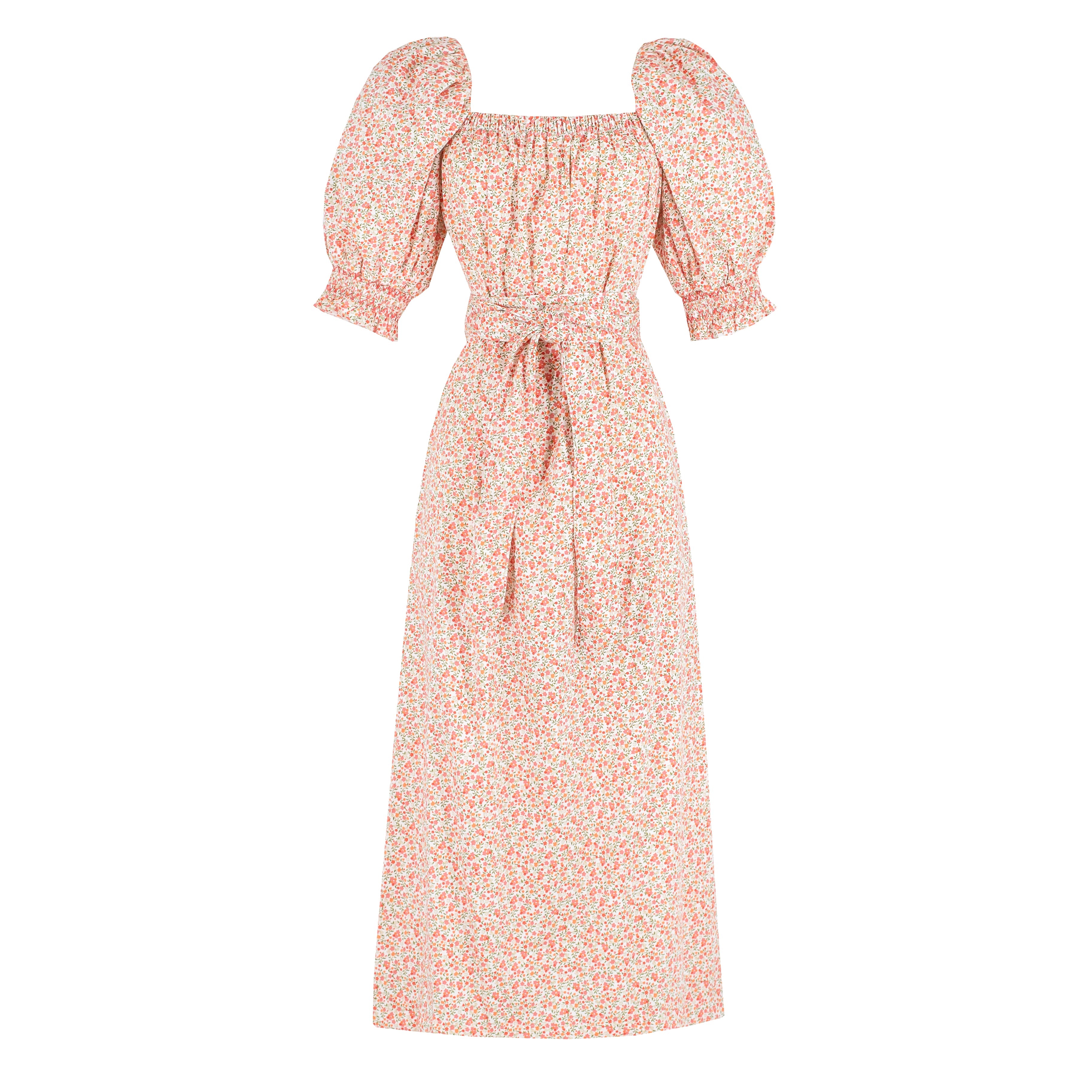 Women’s Bonjour Dress in Peach Floral