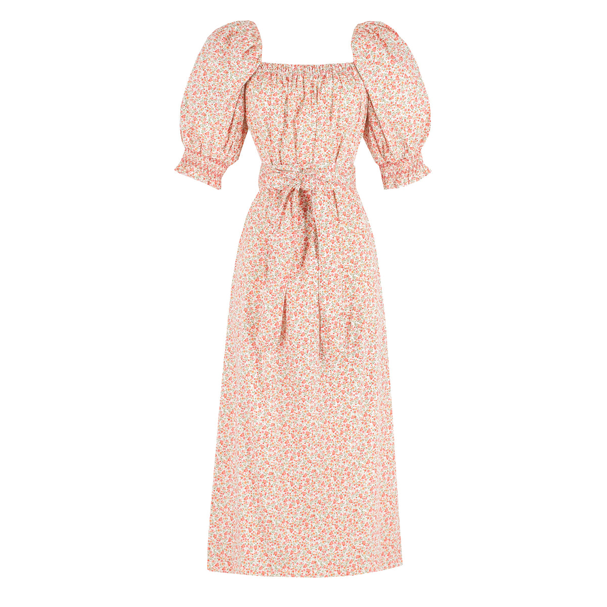 Women's Bonjour Dress in Peach Floral