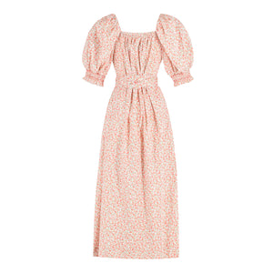 Women's Bonjour Dress in Peach Floral