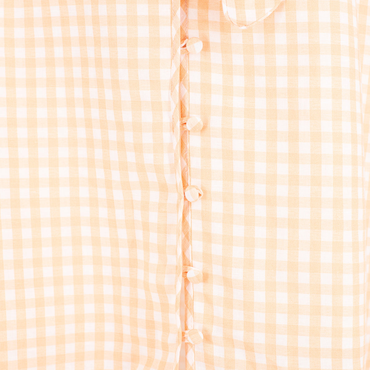 Women’s Gen Dress - Peach Gingham/ Pink