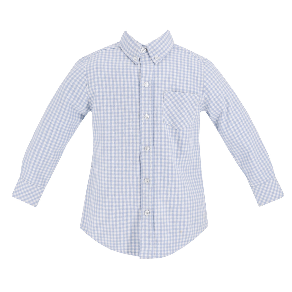 Walker Boy Button Down in Blue Gingham