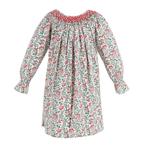 Aspen Girl Dress in Holly Berry