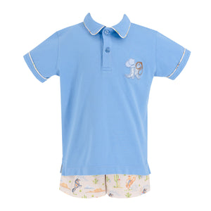 Jackson Boy Polo Set in Rodeo