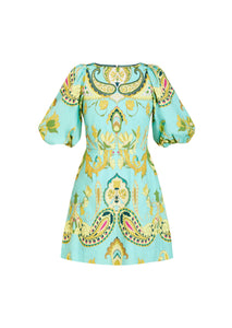 Pippa Mini Dress in Atlas Paisley