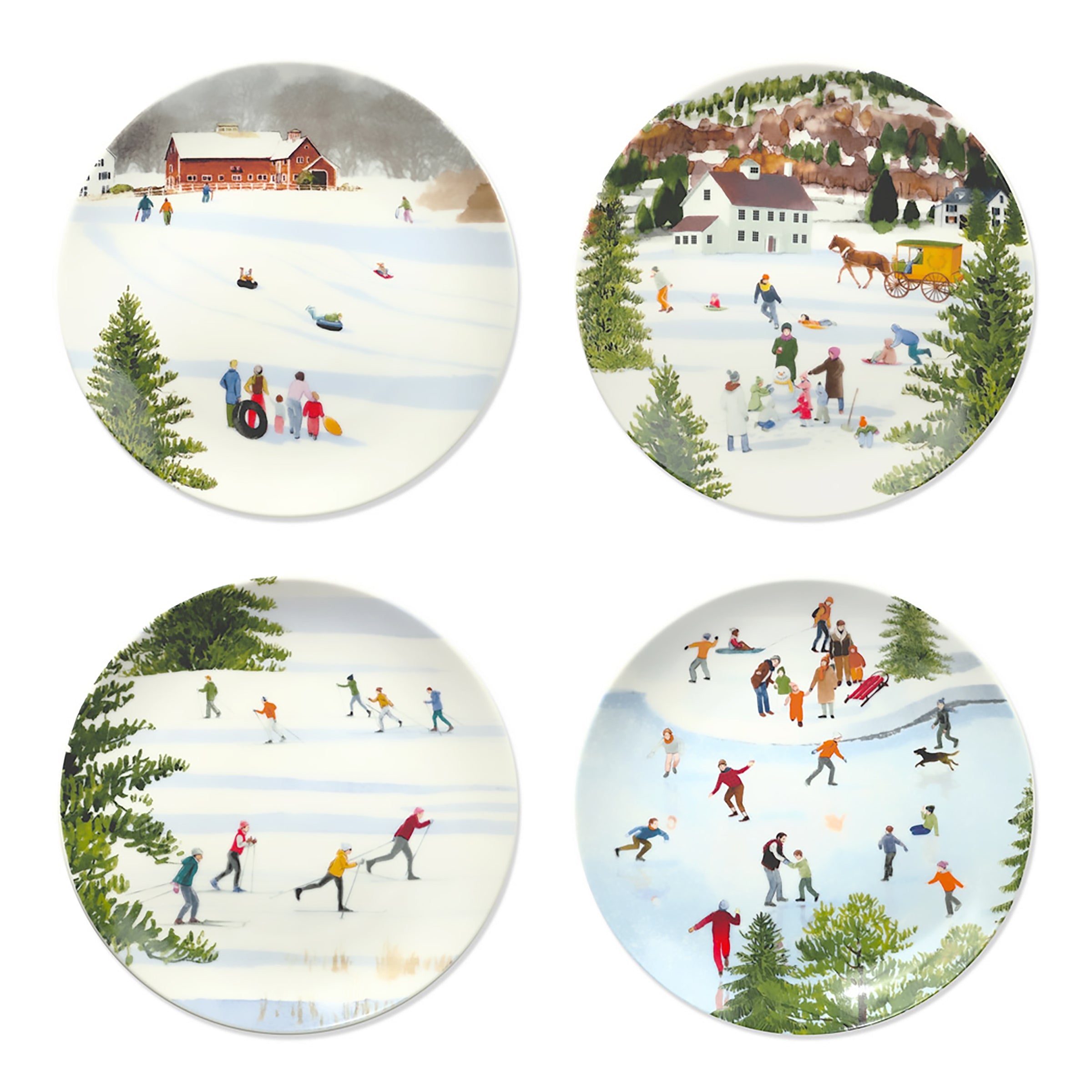 Caskata X Felix Doolittle Winter Wonderland Plates