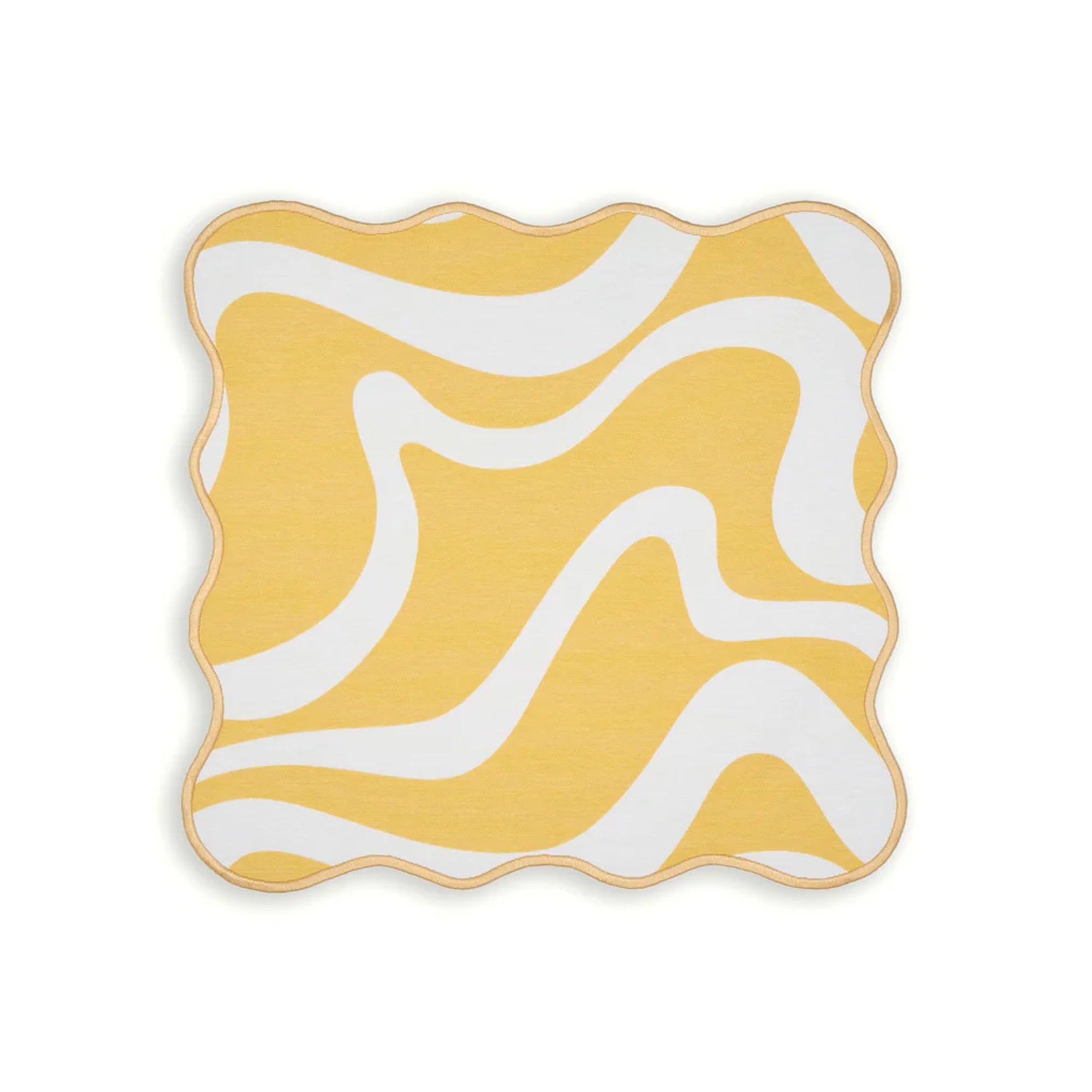 Doris Napkins Yellow, Set Of 4