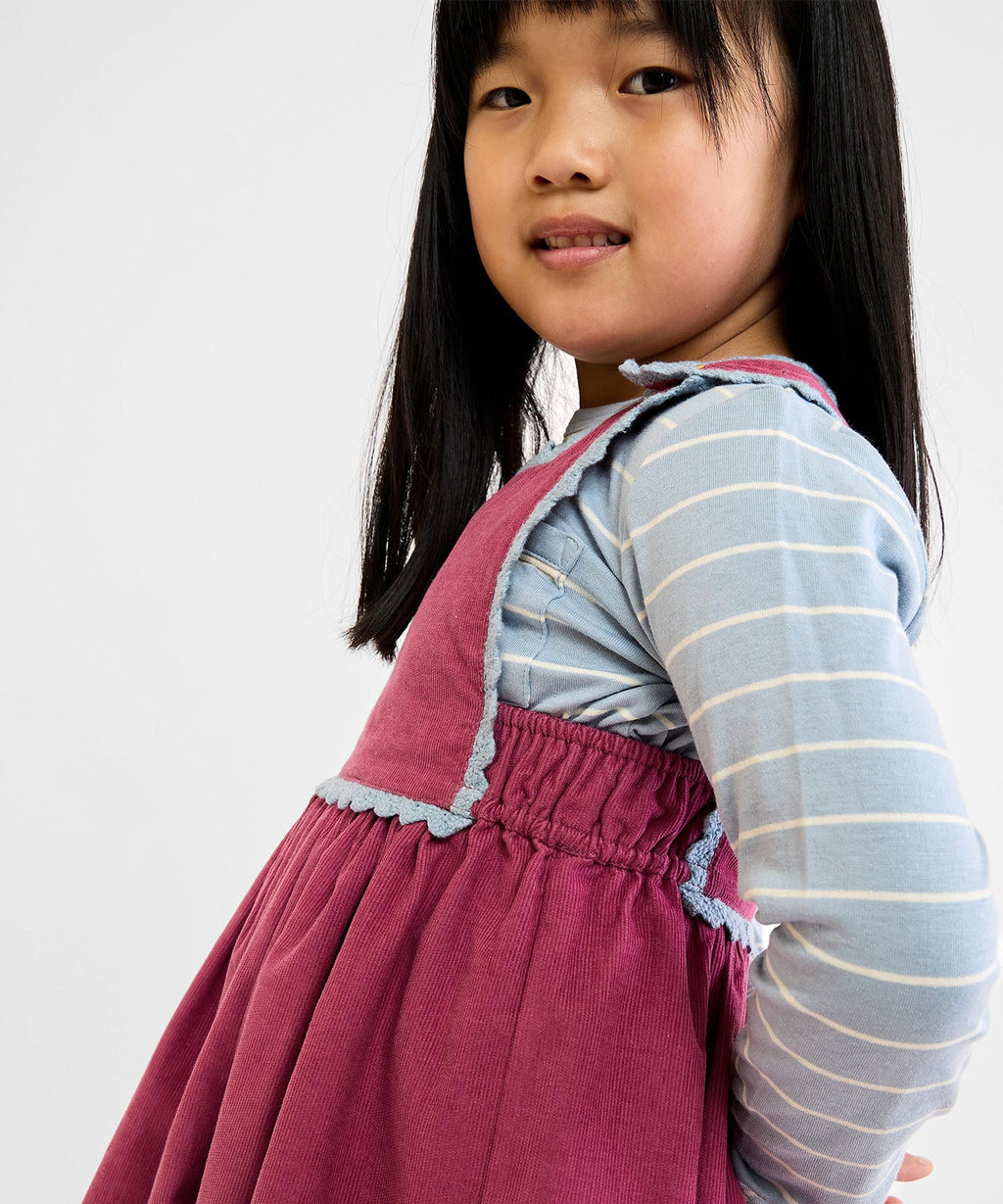 Dorothy Dress in Boysenberry Corduroy