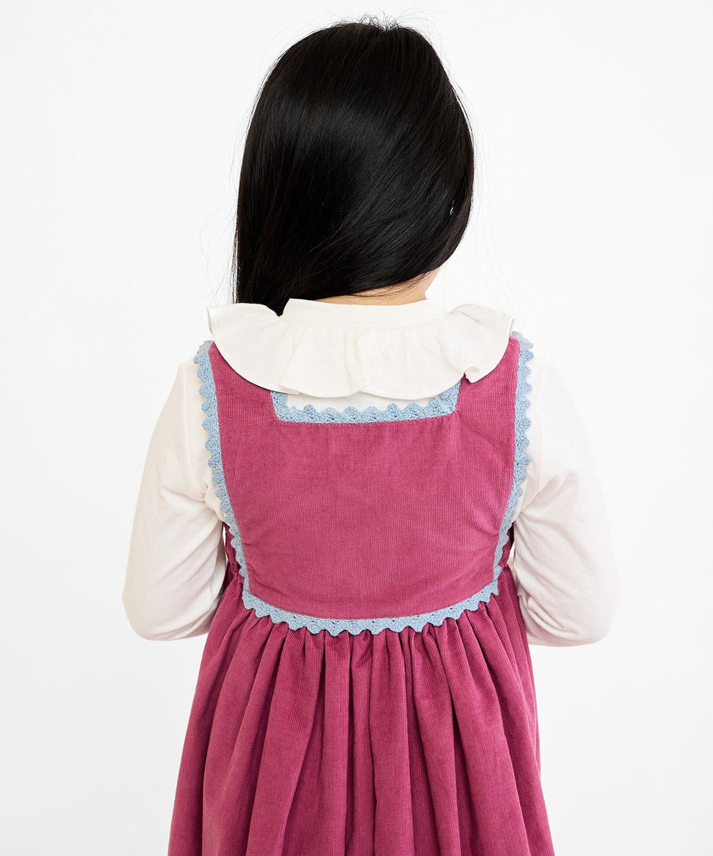 Dorothy Dress in Boysenberry Corduroy