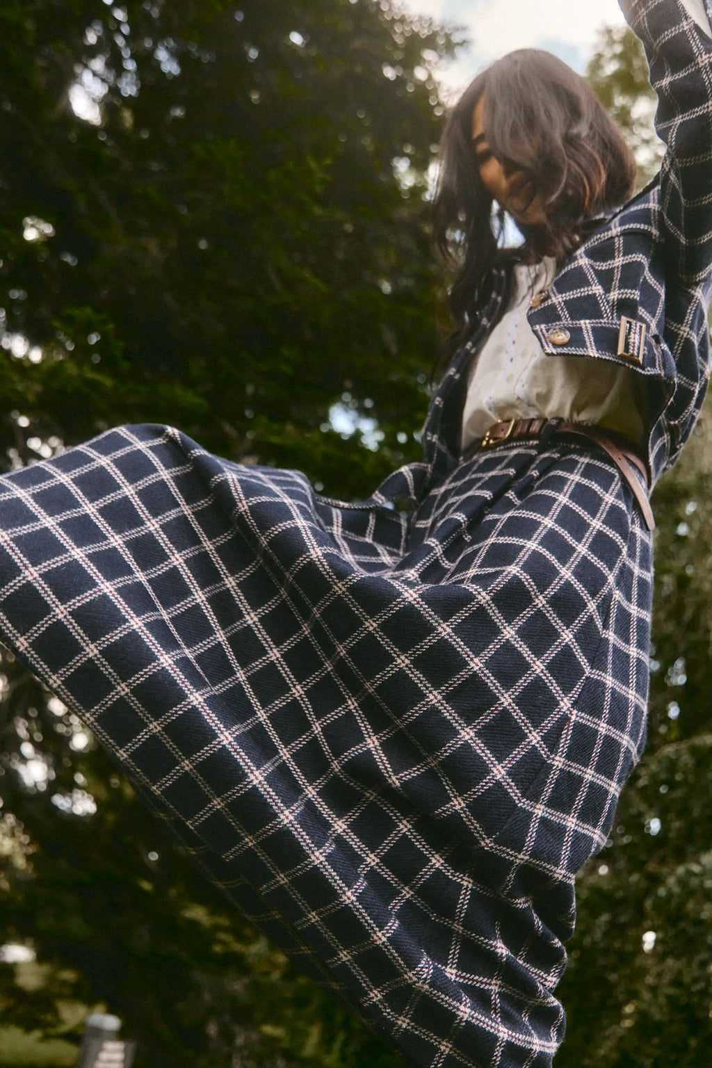 Queenby Skirt in St Andrews Check
