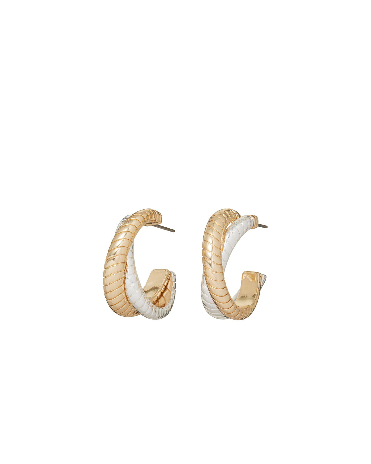 The Double Cobra Hoop in Mixed Metals