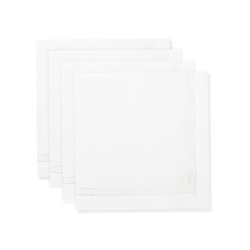 Set of Double Hemstitch Edge Napkins