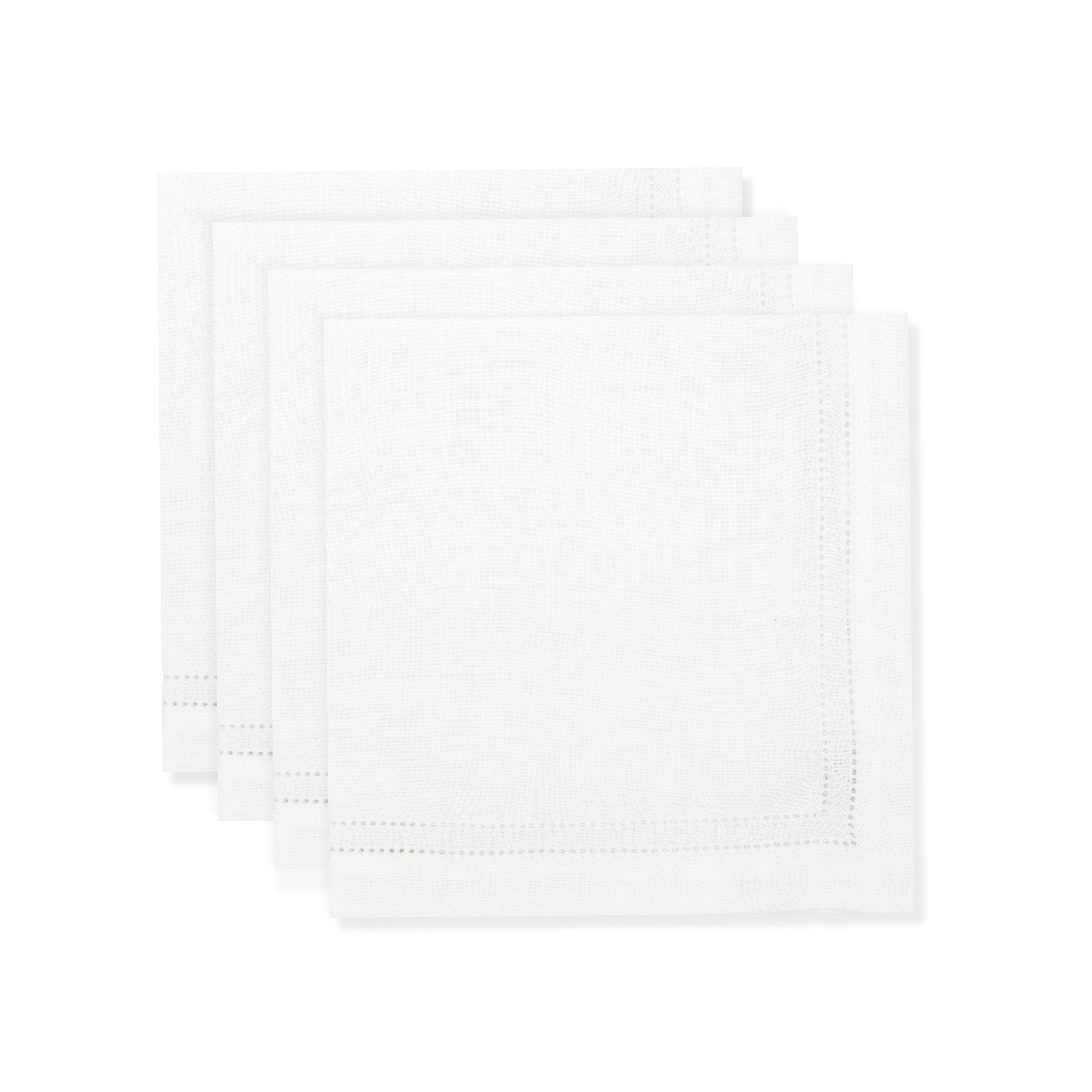 Set of Double Hemstitch Edge Napkins